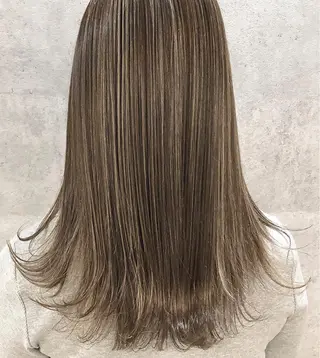 セミロング カラー ✨MiL✨ ✨心斎橋✨のヘアスタイル
