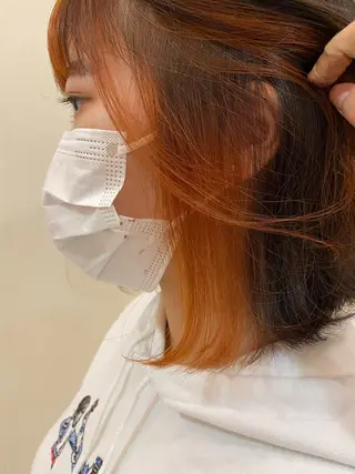 カラー 💖改善カラー 板倉百花💖のヘアスタイル