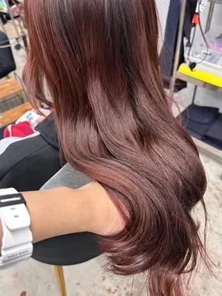 ロング 透明感ｶﾗｰ🫧 rico💗空き🈶のヘアスタイル