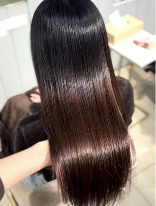 ロング ルシエル縮毛矯正 髪質改善/ayamiのヘアスタイル