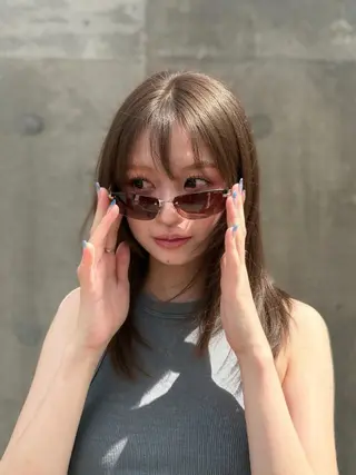 セミロング カラー miyu/天神/ ブリーチなし透明感のその他イメージ