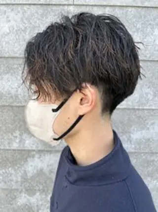 パーマ メンズ 内山 翔太のヘアスタイル