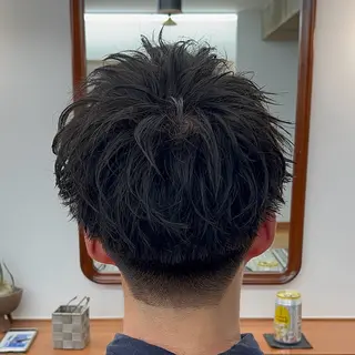 ショート メンズ メンズカット✂️ スキンフェード伊藤陸のヘアスタイル