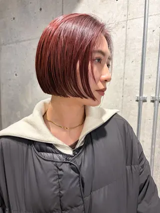 ショート カラー 朝が楽になるパーマ /ミリヤのヘアスタイル