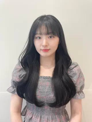 ロング ❤︎︎韓国ヘア❤︎︎ 𝑺𝒉𝒊𝒉𝒐のヘアスタイル