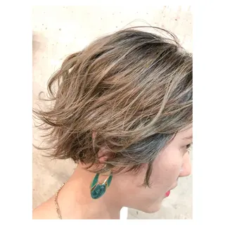 ショート カラー センスをお届けします 大谷将生infpのヘアスタイル