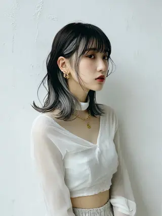 カラー TELA HAIR 副代表RIKUのヘアスタイル