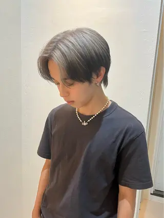 カラー メンズ AMI🎀韓国ヘア 透明感カラーのヘアスタイル