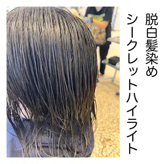 ミディアム 長津 健一郎のヘアスタイル