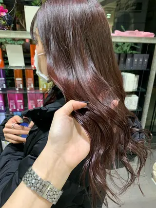 カラー 海外girl🤎 透明感ベージュmaoのヘアスタイル