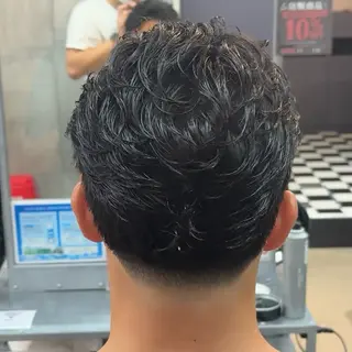 ショート パーマ ヘアアレンジ メンズ MENIN メンズ サロン 望月 涼太のヘアスタイル