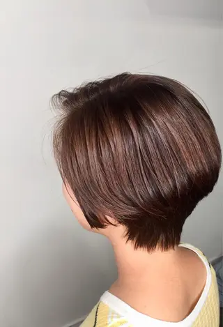ショート カラー オーナースタイリスト 奈須雄紀のヘアスタイル