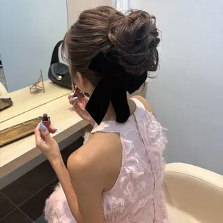 ヘアアレンジ ブリーチ/韓国 ひなたのヘアスタイル