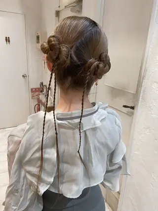 ヘアアレンジ 🌟アレンジが似合う カラー🌟Rumiのヘアスタイル