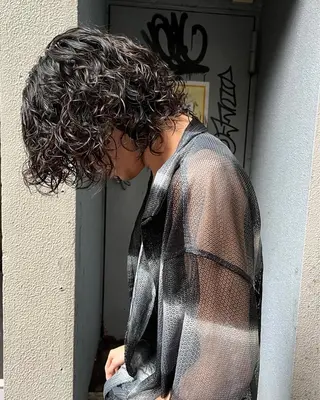 ミディアム カラー パーマ ヘアアレンジ メンズ 💎髪質改善特化💎 RUITOのヘアスタイル