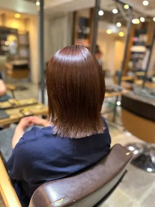 ミディアム 金 春江のヘアスタイル