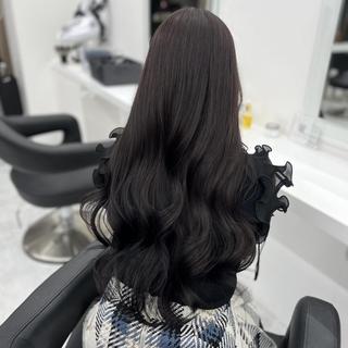 ロング 暗髪／ナチュラル🩶 🫧渋谷のヘアスタイル