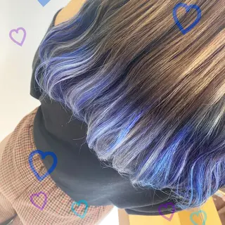 セミロング カラー 新宿駅近♡個室 ♡関口三都季🌜のヘアスタイル