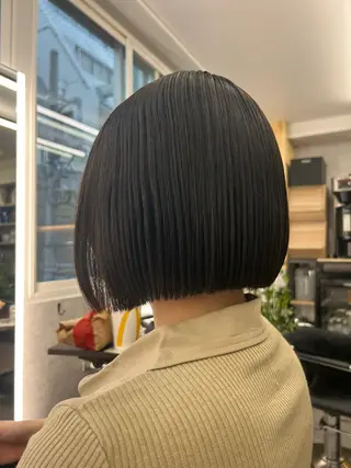 ショート 【🌈ボブ/縮毛矯正 /🌈】motoのヘアスタイル