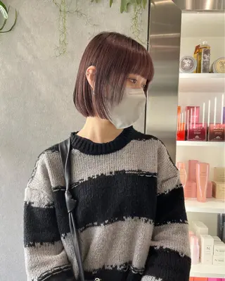 ショート カラー ヘアセット🎀パーマ Tsubasaのヘアスタイル