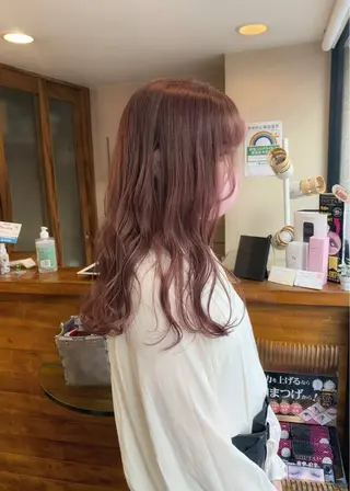 セミロング カラー 矢野 晃平のヘアスタイル
