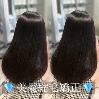 ロング パーマ 🩵 縮毛矯正/ボブ 🩵佐藤 さくらのヘアスタイル