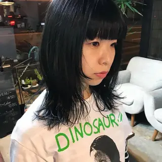ミディアム 加藤 大樹のヘアスタイル