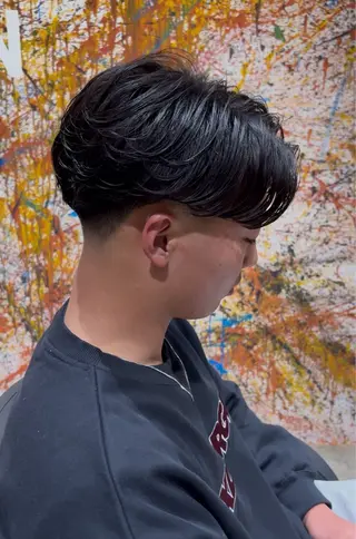 パーマ メンズ 林 侑弥のヘアスタイル