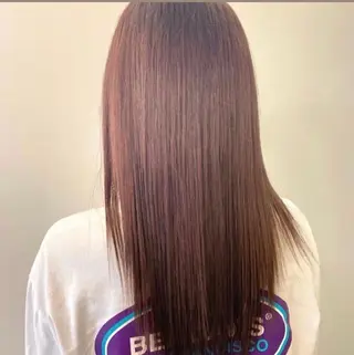 セミロング 🎀艶ブリーチカラー 🎀Fan.🎀秋山のヘアスタイル
