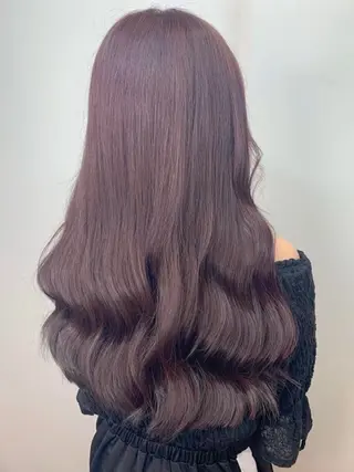 ミディアム カラー 髪質改善カラー 指名No.1👑のヘアスタイル