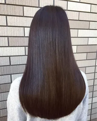 ロング 平野 沙織のヘアスタイル