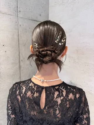 ヘアアレンジ はやしほのか| ヘアセット×カラーのヘアスタイル
