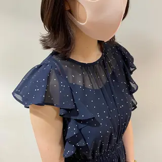 ミディアム 【novem】 Miyukiのヘアスタイル