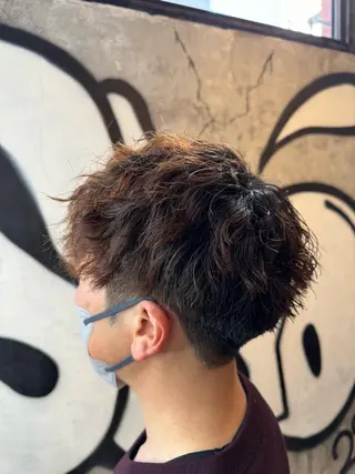 ショート パーマ メンズ 【モデル大募集🔥】 kearny錦糸町のヘアスタイル