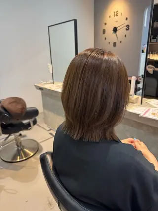 ミディアム カラー 髪質改善×艶カラー 🌼Haru🌼のヘアスタイル