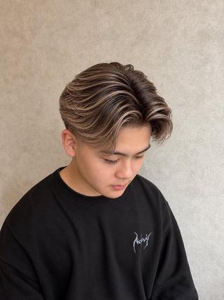 カラー メンズ バレイヤージュ特化｜ Takuのヘアスタイル