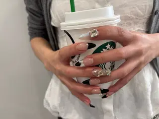 ネイル モデル様募集中ㅤ❤︎ YUI 𝄞𝄢°のネイルデザイン