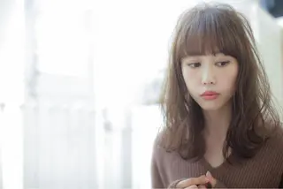 ショート ミディアム セミロング ロング カラー パーマ ヘアアレンジ シールエクステ/ 似合わせカット/里深のヘアスタイル