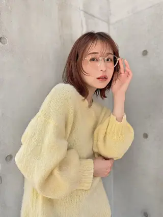 ミディアム パーマ 草野 圭音のヘアスタイル