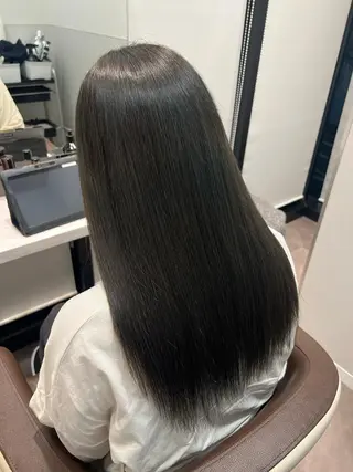 セミロング カラー 外国人対応 佐久間のヘアスタイル