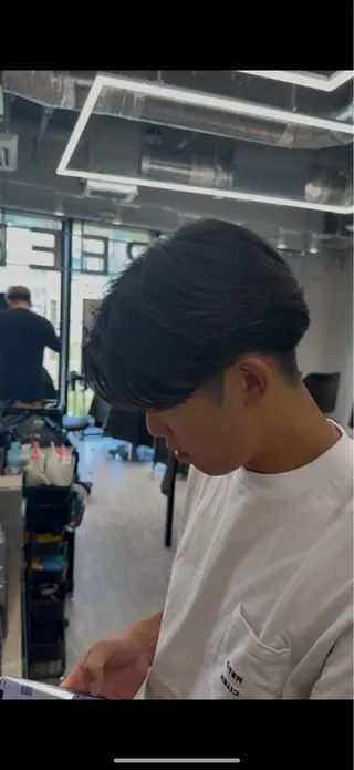 メンズ メンズ縮毛矯正 細谷碧海のヘアスタイル