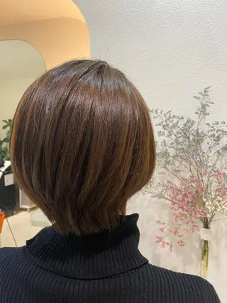 ショート 京都河原町/艶髪/ 西田晴香のヘアスタイル