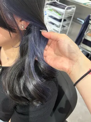 ロング カラー ヘアアレンジ 透明感ｶﾗｰ/顔周り ｶｯﾄ🌸ｻｸﾗ🌸のヘアスタイル
