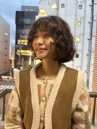 ショート パーマ メンズカット/ パーマ/HYOのヘアスタイル