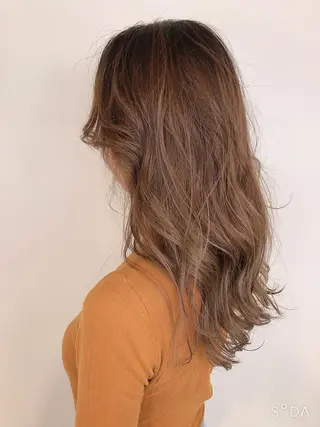 ロング カラー Rubik難波樽本 譲二のヘアスタイル