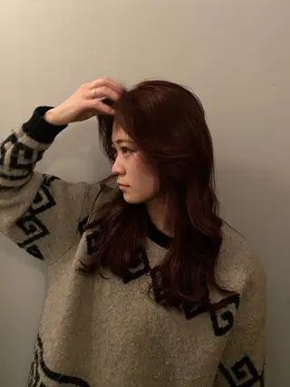 セミロング 小顔カット 🌿リョウカのヘアスタイル