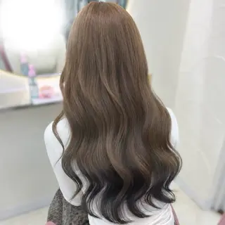 ロング カラー 梅原 姫🍬🐰のヘアスタイル