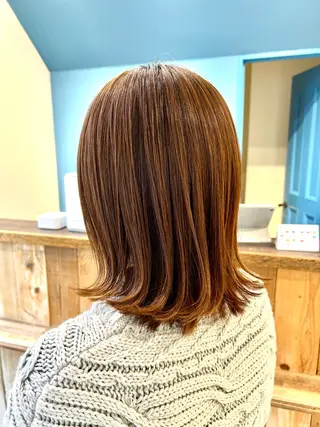 セミロング emu minekoのヘアスタイル