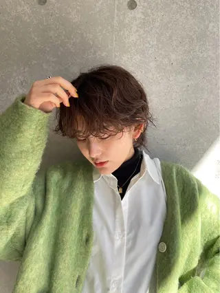 ショート 🦋盛れるレイヤー/ ベージュ/Ryugaのヘアスタイル