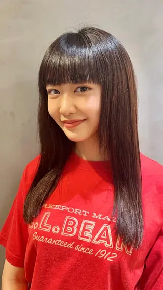 セミロング ayumi🦖/ 似合わせカラー🤎のヘアスタイル